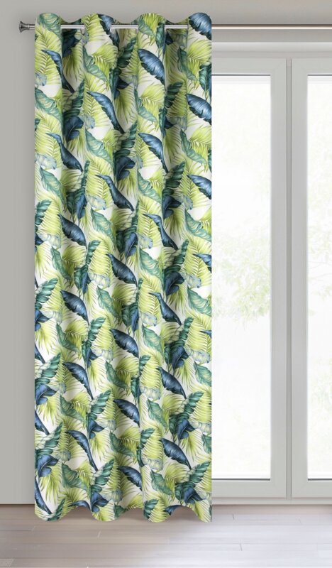 Zasłona gotowa Hanna biała 140 x 250 cm – zaciemniająca i stylowa