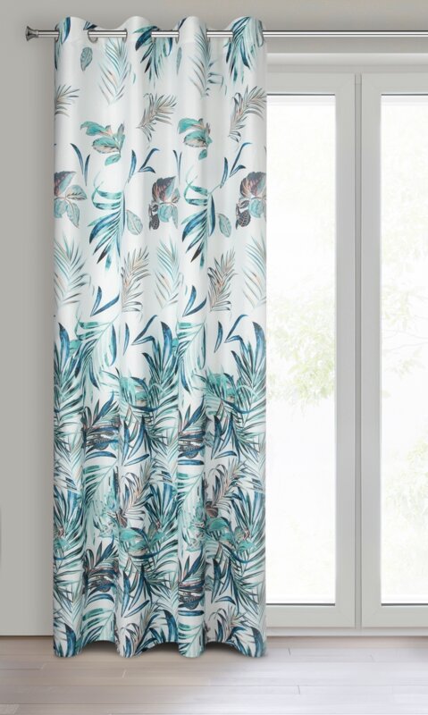 Zasłona gotowa D91 Pilar granatowa 140 x 250 cm – wprowadza świeżość