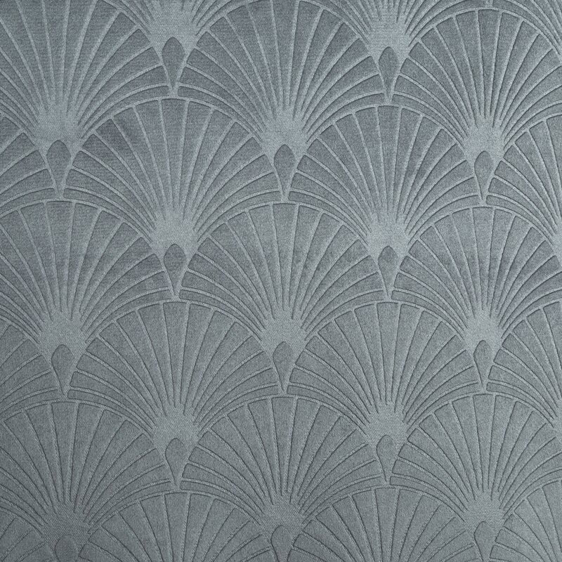 Zasłona gotowa welwet stalowa 140 x 250 cm – zaciemnia pomieszczenie