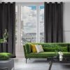 Zasłona gotowa Lussi czarna 140 X 250 CM – zapewnia prywatność