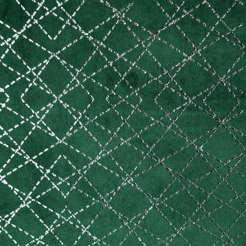 Zasłona gotowa MOLY zielona 140 x 250 cm – zaciemniająca i stylowa