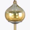 Lampa stojąca LC/LOTOS9 turkusowa 43X157 cm – stworzy nastrój
