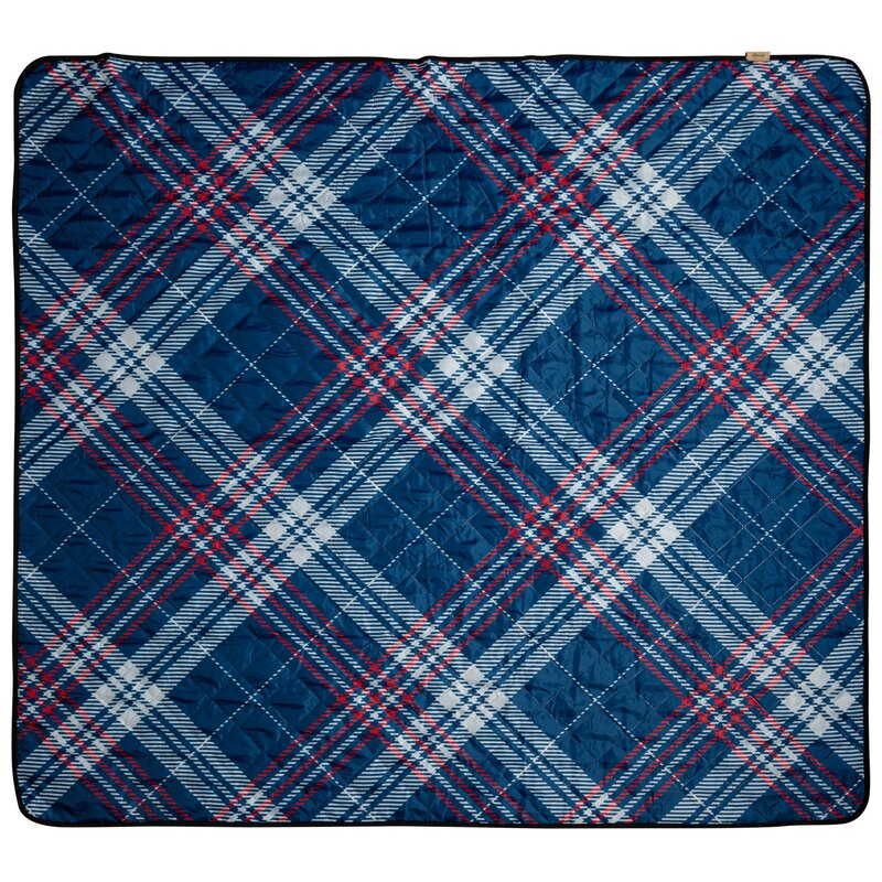 Koc piknikowy SI/HARMONY/K/02 granatowy 130x145 cm – idealny na piknik