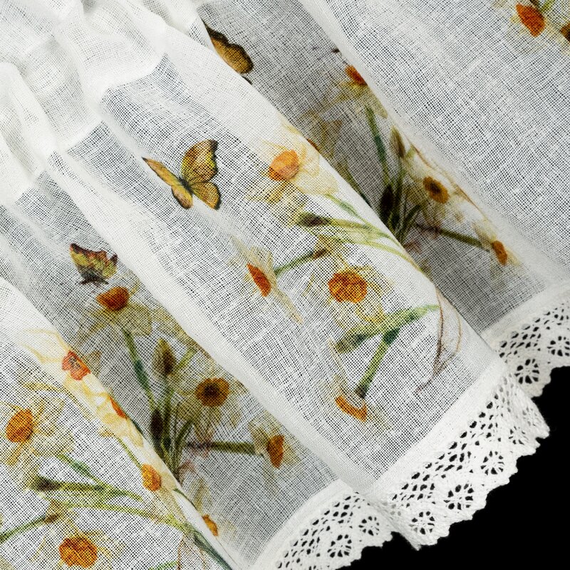 Zazdrostka gotowa Flora biała 150 x 30 cm – rozświetla wnętrze