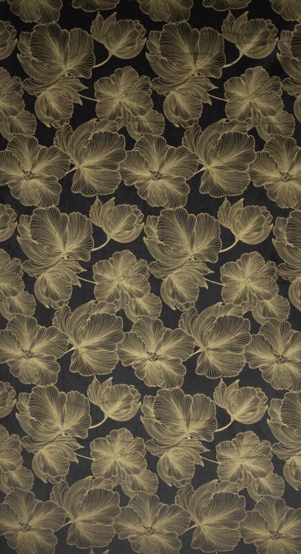 Zasłona gotowa welwet Stella czarna 140 x 250 cm – zaciemnia pomieszczenie