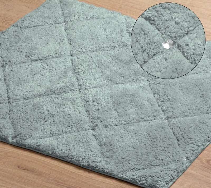 Dywanik łazienkowy Chic miętowy 60 x 90 cm – miękki i puszysty