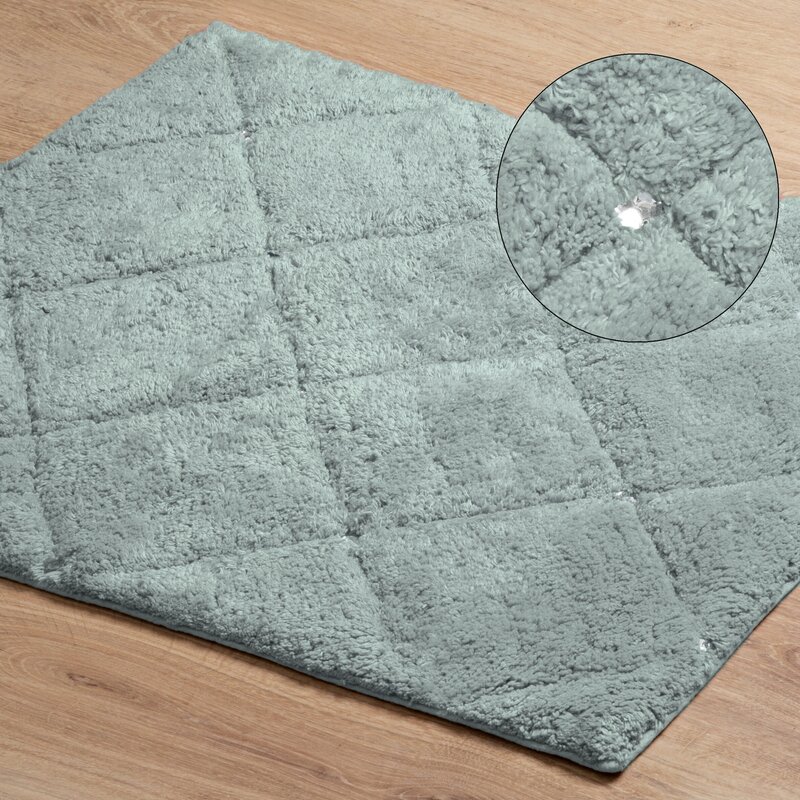 Dywanik łazienkowy Chic miętowy 60 x 90 cm – miękki i puszysty
