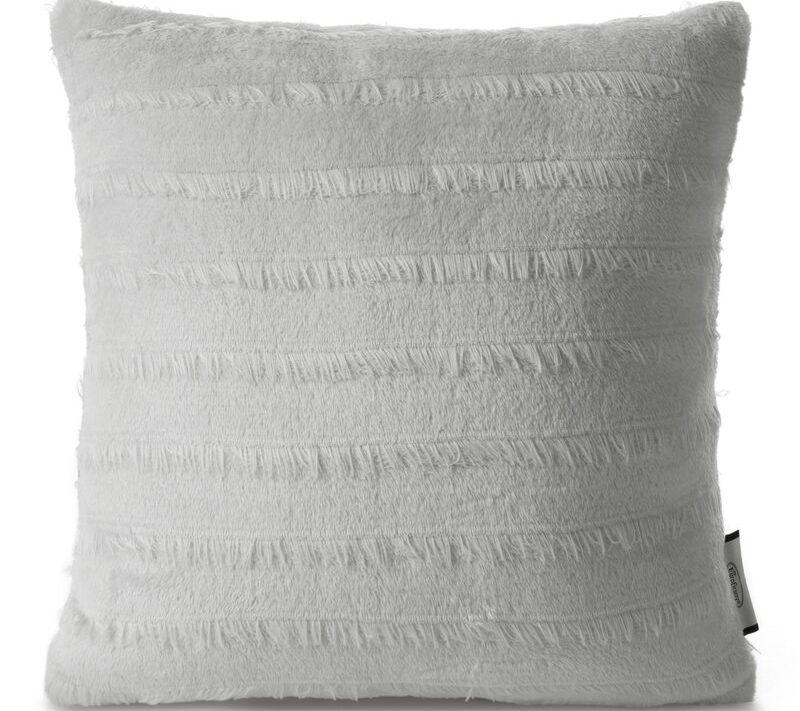 Poszewka EMI srebrna 40x40 cm – stylowy dodatek do wnętrz