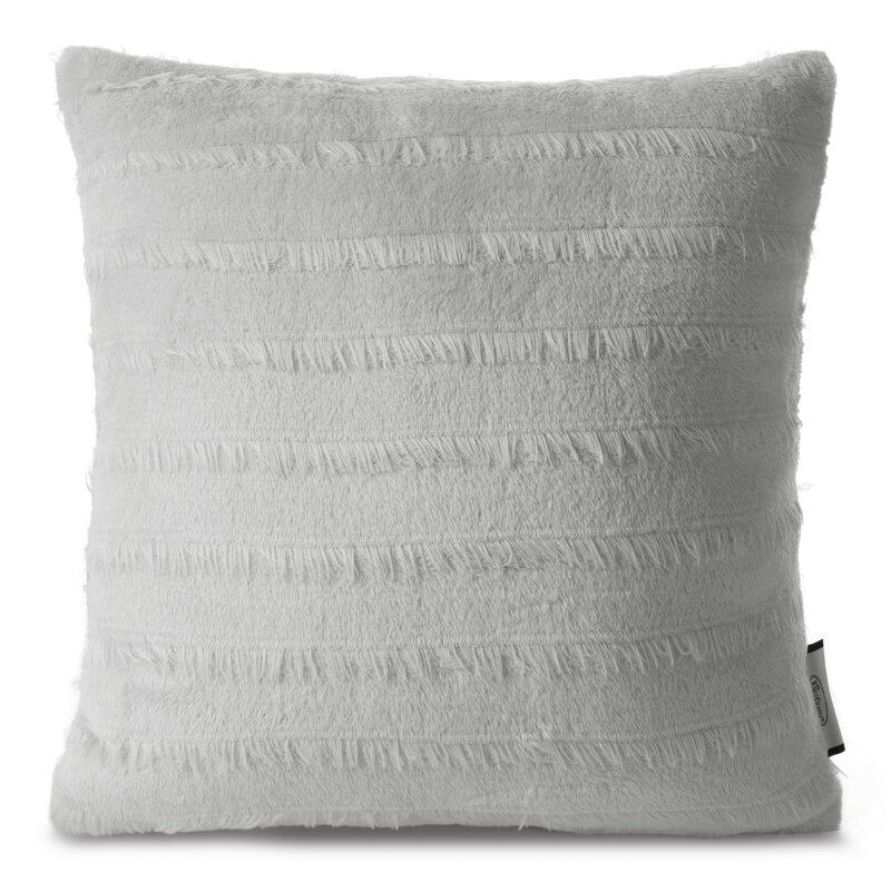 Poszewka EMI srebrna 40x40 cm – stylowy dodatek do wnętrz