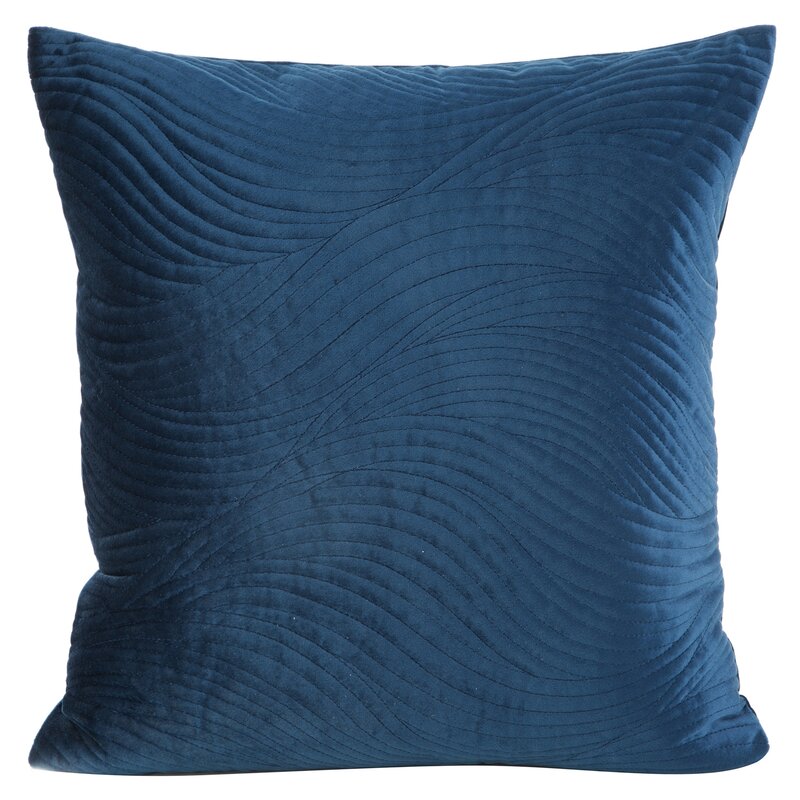 Poszewka welwetowa RIA5 granatowa 45 x 45 cm – wprowadzi elegancję