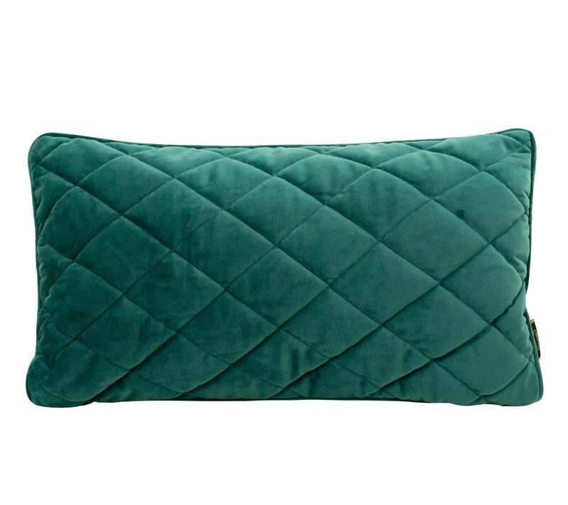 Poszewka velvet ciemnoturkusowa 30 x 50 cm – dodaje miękkości