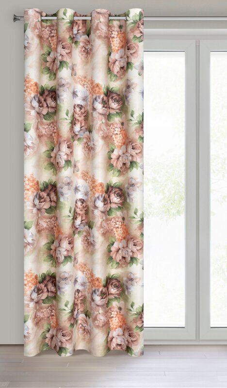 Zasłona gotowa Altea beżowa 140 x 250 cm – tworzy półmrok