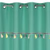 Zasłona gotowa do pokoju dziecka miętowa 140 x 250 cm – zapewnia zaciemnienie