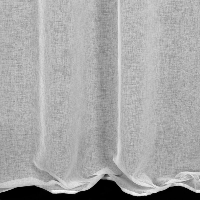 Firana gotowa Moon biała 140 x 250 cm – rozświetla pokój dziecka