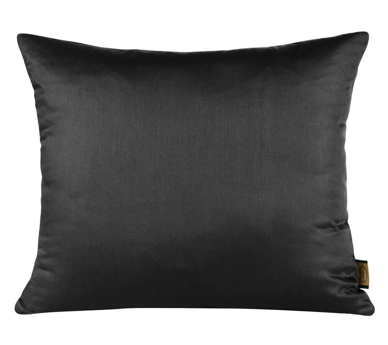 Poszewka na poduszkę Nova czarna 50 x 70 cm – gładka i elegancka