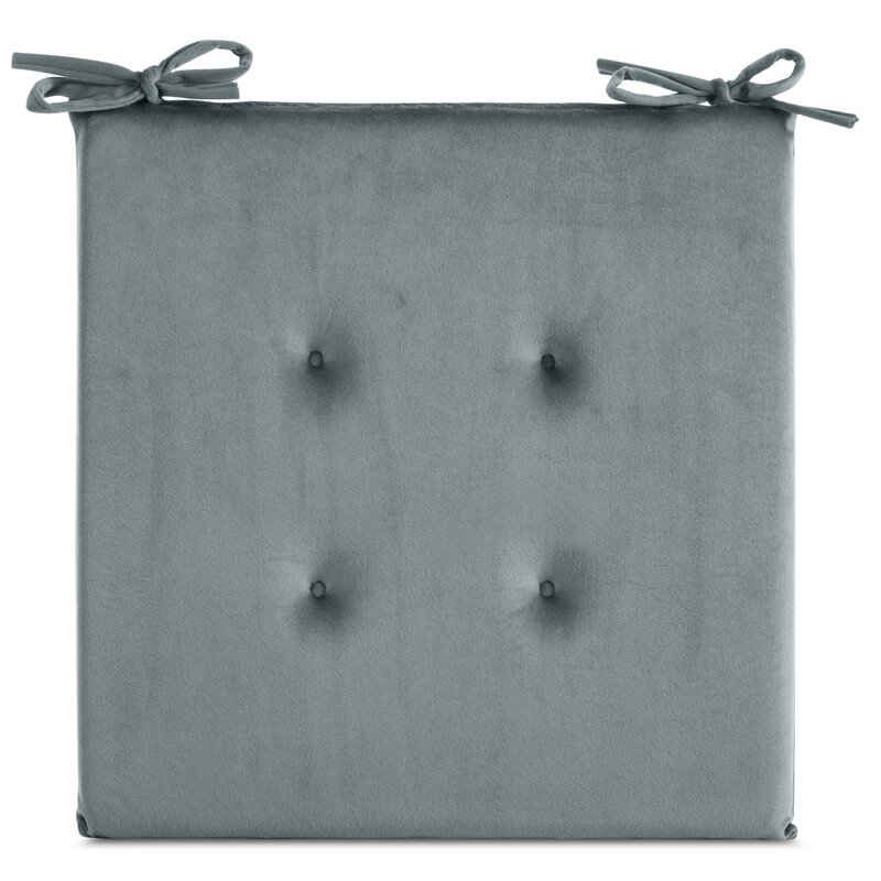 Siedzisko Velvet morskie 40x40x3 – doda charakteru wnętrzu