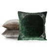 Poszewka velvet ROYAL 9 miodowa 45 x 45 cm – doda przytulności