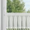 Firana gotowa Lili biała 150 x 30 cm – rozprasza światło
