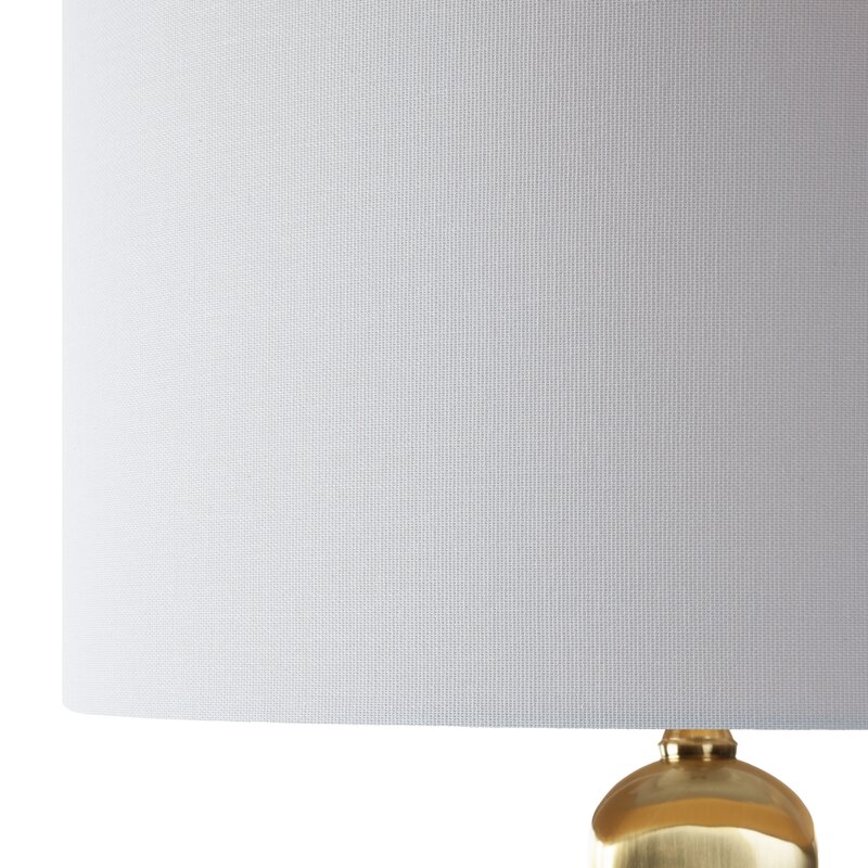 Lampa stołowa Celia biała O 38 x 67 cm – rozprasza światło