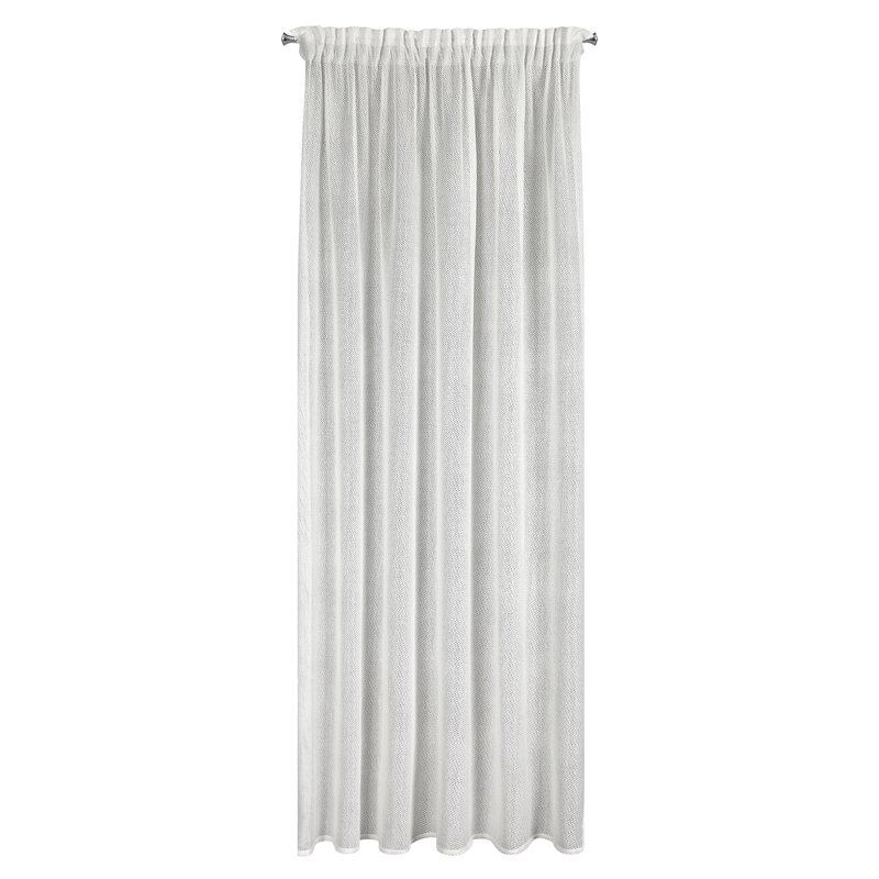Zasłona gotowa Aleksa biała 140 x 270 cm – rozjaśnia wnętrze