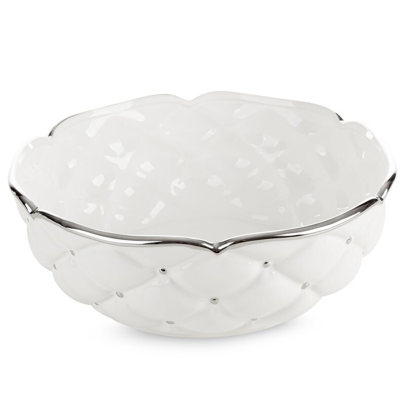 Misa dekoracyjna Adore biała o 30 x 11 cm – idealna na owoce