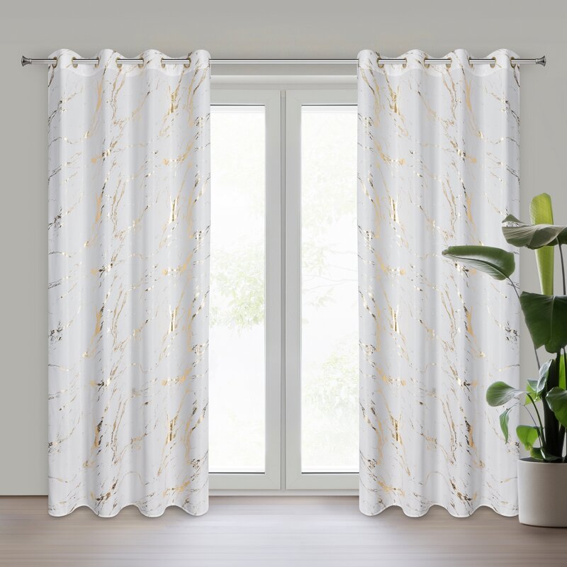 Zasłona gotowa Lani biała 140 X 250 cm – z mikrofibry