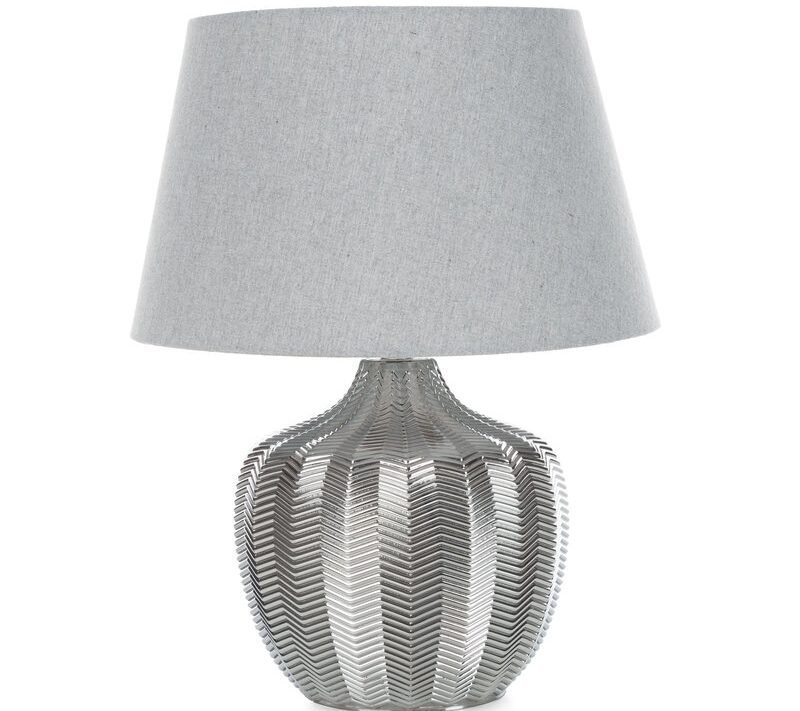 Lampa stołowa ADORE stalowa O 38 x 48 cm – wprowadza nastrojowe światło