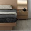 Prześcieradło flano czarne 180 x 200 x 30 cm – ciepłe na zimę
