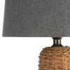 Lampa stojąca Arlo szara O 32 x 71 cm – tworzy przytulny klimat