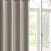 Zasłona gotowa Roses 13 Eva Minge beżowa 140 X 250 cm – welwetowa z pasami róż