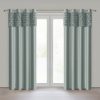 Zasłona gotowa Roses 13 Eva Minge miętowa 140 X 250 CM – z taśmą, gotowa do zawieszenia