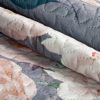 Narzuta Rosita srebrna 170 x 210 cm – stylowe nakrycie łóżka