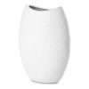 Wazon ceramiczny Riso biały 18 x 9 x 26 cm – na suszone kwiaty