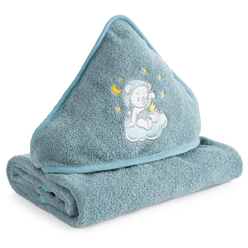 Ręcznik dla dziecka Baby75 niebieski 100 x 100 cm – miękki i chłonny