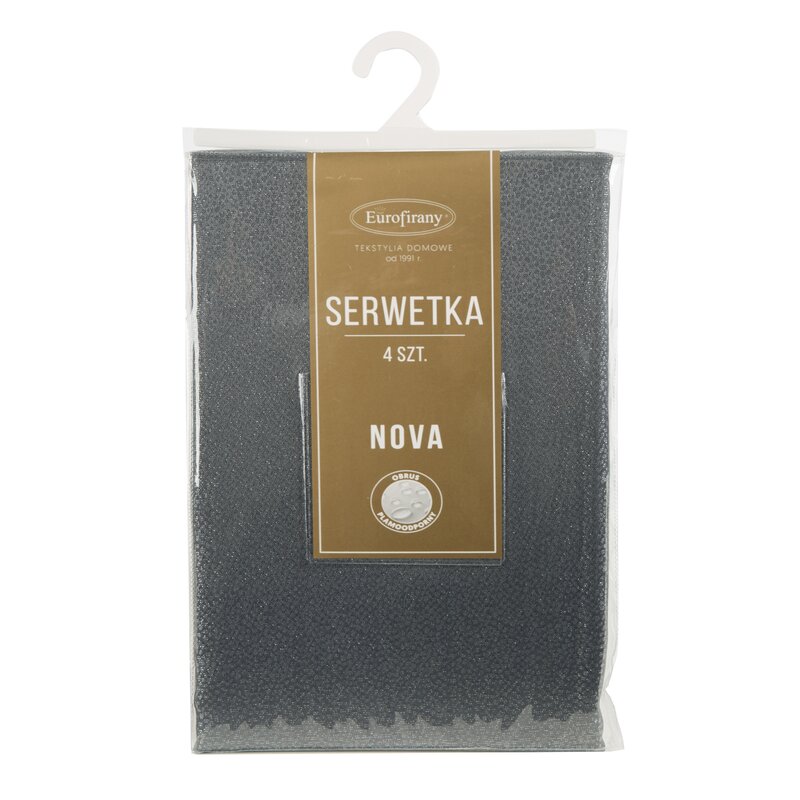 Obrus EDNA stalowy 30 X 40 cm – doda wnętrzu blasku