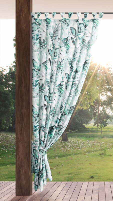 Zasłona gotowa biała 155 x 260 cm – ochrona przed słońcem