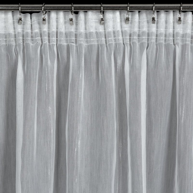 Firana gotowa Alexi biała 140 x 280 cm – rozświetla wnętrze