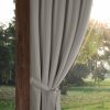 Zasłona gotowa Garden2 srebrna 155 X 240 CM – prywatność i cień