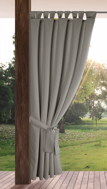 Zasłona gotowa Garden2 srebrna 155 X 240 CM – prywatność i cień