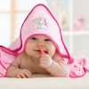 Ręcznik dziecięcy BABY43 różowy 50 X 90 cm – delikatny dla skóry