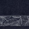 Ręcznik żakard Agis granatowy 70 x 140 cm – miękki i chłonny