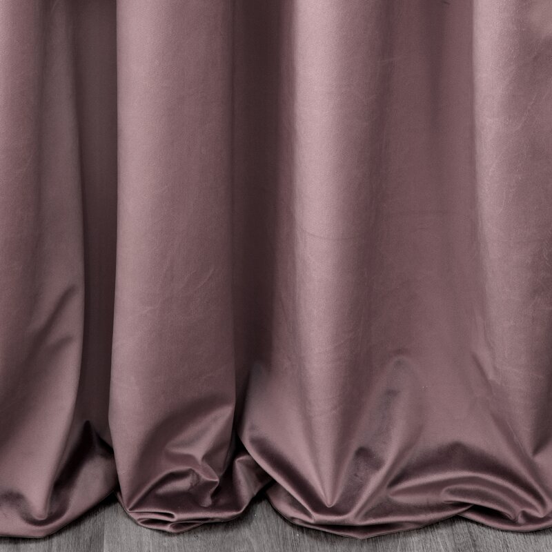 Zasłona gotowa Sibel pudrowy róż 140 x 270 cm – do salonu i sypialni