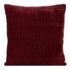 Poszewka welwetowa Kristin 2 bordowa 45 X 45 cm – miękka i przytulna