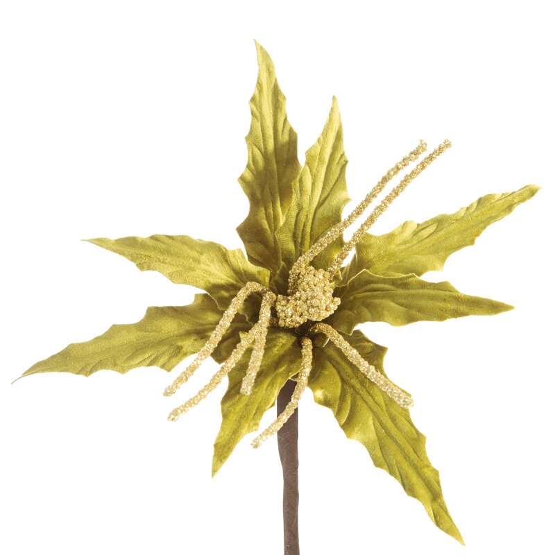 KWIAT ŚWIĄTECZNY 71 30 CM ZIELONY
