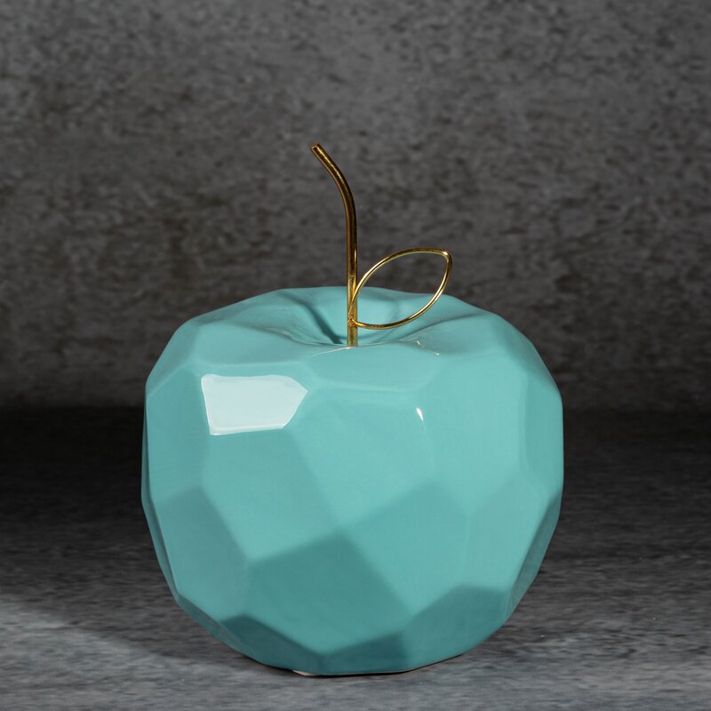 Figurka ceramiczna Apel niebieska 13 x 10 cm – doda charakteru wnętrzu
