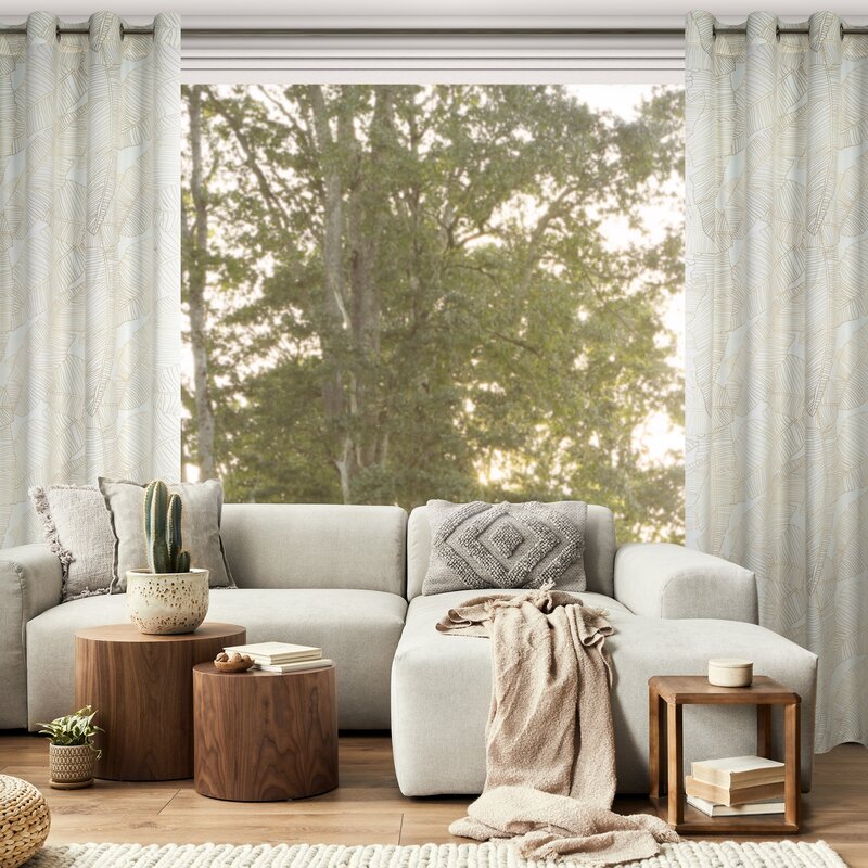 Zasłona gotowa LC/LUNA2 biała 140x250 cm – zaciemnia pomieszczenie