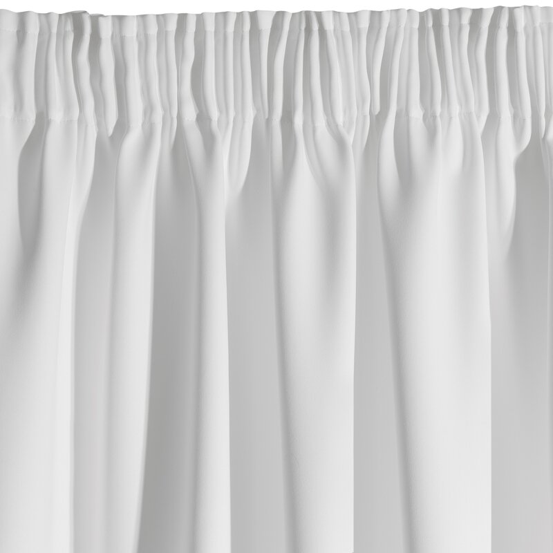 Zasłona gotowa Logan biały 135 x 270 cm – zaciemnia pomieszczenie