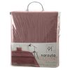 Narzuta welurowa LUIZ 4 pudrowy róż 170 x 210 cm – dodaje przytulności