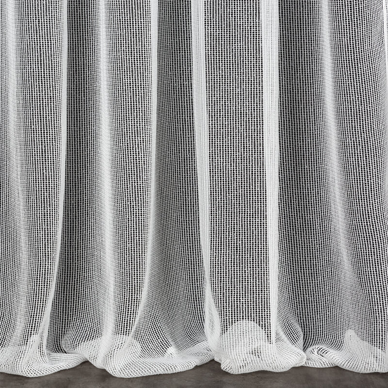 Firana gotowa biała 140 x 300 cm – rozprasza światło