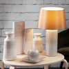 Wazon ceramiczny Edna kremowy 17 x 8 x 41 cm – na suszone kwiaty